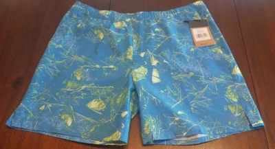 Pantalones cortos The North Face XL Wander para hombre azul verde estampado gráfico nuevos con etiquetas precio de venta sugerido por el fabricante $50 Foto 1 de 4