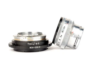 Contax KIEV RF to EOS R adapter with focusing part GIFT: Jupiter-8m RF lens - Picture 1 of 10