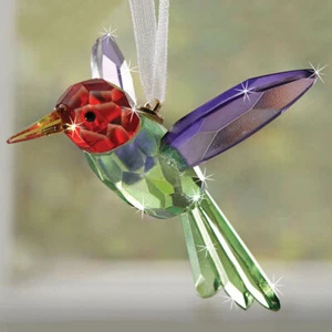 Brightly Colored Crystal Hummingbird Prism Porch Patio Garden Suncatcher - Picture 1 of 1