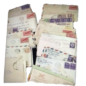 WORLD WAR II LETTERS Hampton Virginia . (Wray Family ) - Picture 1 of 22