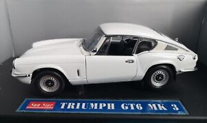 Triumph GT6 MK3 White Sunstar 1/18 Scale Diecast - 1057