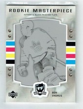 06-07 UD Upper Deck The Cup  Ben Ondrus  1/1  Printing Plate  Rookie