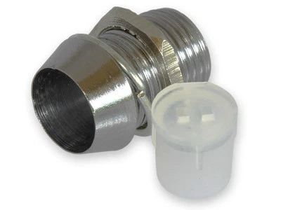 MEGATONE ELECTRONICS (10 Pcs) 5mm Chrome Metal LED Bezel Holder High Quality... USA SELLER!!!