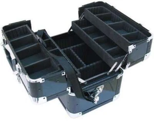 Univeral Fächercase AM-1 38x24x31 cm Trageriemen Alukoffer Werkzeugkoffer Koffer - Picture 1 of 9