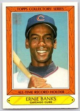 1985 Topps Woolworth All-Time Record Holders ERNIE BANKS #3 Cubs HOF