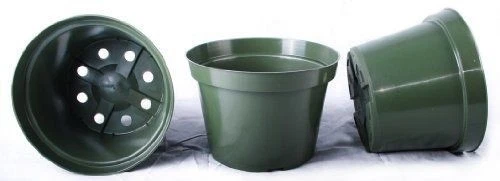 Macetas de plástico para vivero de azalea de 8 pulgadas (cantidad 13), macetas verdes para vivero Foto 1 de 1