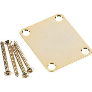 Fender 4-Bolt Vintage Style Neck Plate, Gold - Picture 1 of 1