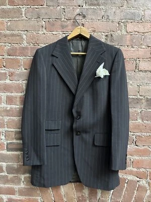 Vintage Ted Lapidus Diffusion Men’s Jacket, Brown Mohair/Wool, Sz 48, France - Image 1 of 4