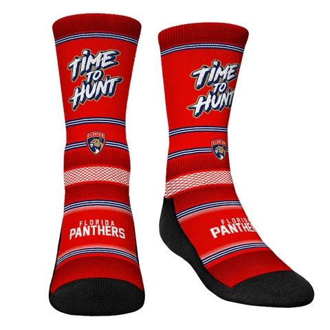Youth Rock Em Socks Florida Panthers Team Slogan Crew Socks Cover