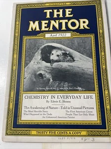 April 1922 The Mentor Magazine Chemistry In Every Day Life Edwin E. Slosson - Picture 1 of 6