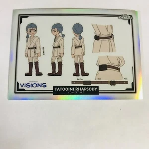 2021 Topps Star Wars Chrome Legacy Visions Concept Art SWV-8 Tatooine Rhapsody - Picture 1 of 2