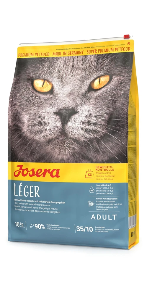 Léger 1 x 10 kg | Adult | Premium Trockenfutter für ausgewachsene sterilisier... - Bild 1 von 4