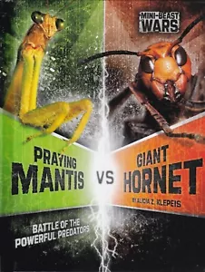 MINI-BEAST WARS BOOK - PRAYING MANTIS VS GIANT HORNET - EDGE BOOKS - Foto 1 di 1