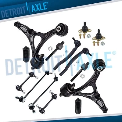 14pc Front Lower Control Arm Ball Joint Tierod Sway Bar for 2003-2014 Volvo XC90 - Image 1 of 4