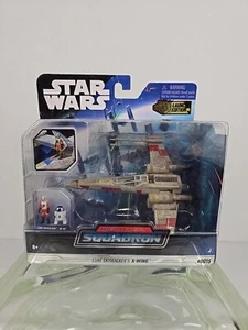 STAR WARS MICRO GALAXY SQUADRON #6 #0015 LUKE SKYWALKER X-WING CHASE 1 of 5,000 - Picture 1 of 24