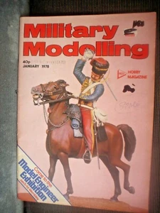 e MILITARY / WAR MODELLING MAGAZINE 50 PAGES JANUARY 1978 CAVALRY REGIMENTS - Picture 1 of 3