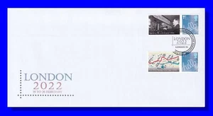 GB 2022 - London 2022 Ausstellungsbogen - Smilers FDC - Bild 1 von 2