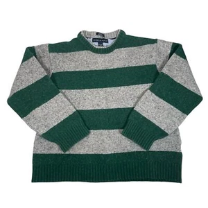 Tommy Hilfiger Boys XL Youth Cotton Wool Pullover Sweater Green Gray  - Picture 1 of 6