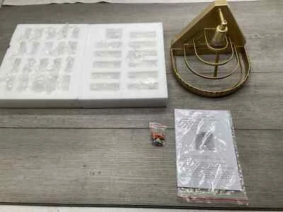 Elegante Iluminación 1219W9BR/RC Nórdica 1 Luz 8 Pulgadas Latón Aplique Pared Luz Foto 1 de 3