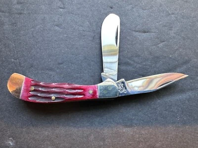 Canivete Frost Cutlery 2 lâminas pequeno vermelho 14-972DRJB NOVO NA CAIXA - Imagem 1 de 4