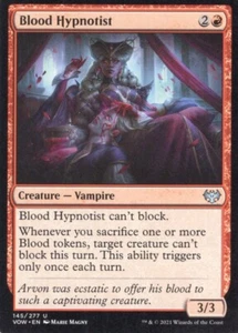 BLOOD HYPNOTITIST 145/277 INNISTRAD CRIMSON VOTO MTG MAGIC CASI NUEVO (yourdeckbuilder) - Imagen 1 de 1