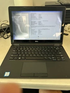 Dell Latitude E7270 Core i7-6600U 2.60GHz 8GB RAM! No HDD/OS! SCREEN ISSUES - Picture 1 of 9