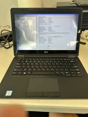 戴尔 Latitude E7270 酷睿 i7-6600U 2.60GHz 8GB RAM! 没有硬盘/操作系统! 屏幕问题 — 第 1/4 张图片