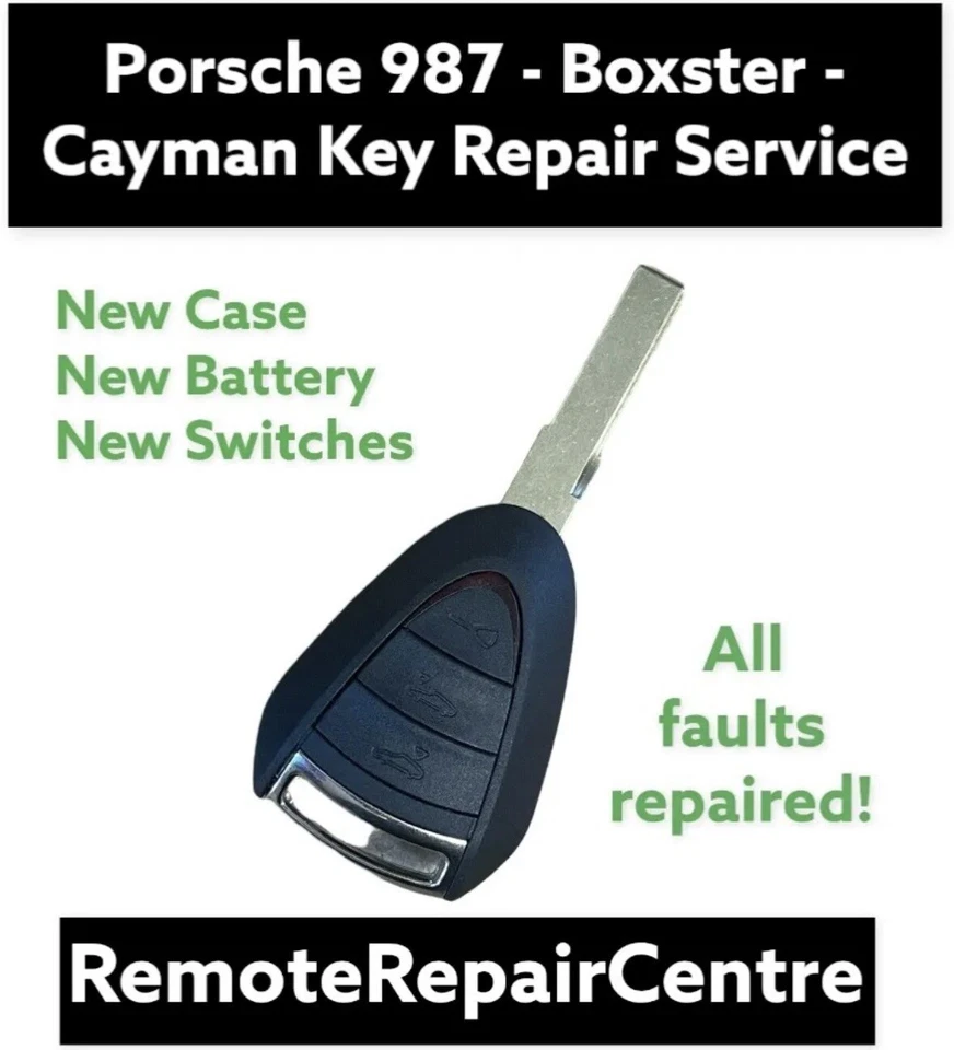 Porsche Boxster S Cayenne 997 911 987 23 Button Remote Key FobRepair Service - Image 1 of 1