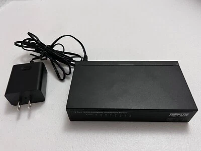 Tripp Lite 8-Port 10/100/1000 Mbps Desktop Gigabit Ethernet Unmanaged Switch - Image 1 of 2