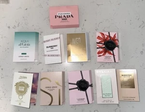 10 Designer WOMEN SEXY SAMPLES Random Fragrances TOP BRANDS Lot 1250 - Picture 1 of 3