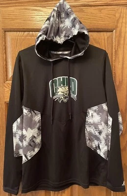 Ohio University Bobcats Hooded Sweatshirt by Russell Dri-Power Men’s Medium - Image 1 of 4