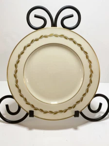 Lenox Golden Wreath Salad Dessert Plate No. O313 Made In USA 8” Diameter - Picture 1 of 4