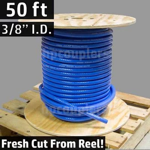50 ft 3/8" ID FlexFab 5526 Blue Silicone Heater Hose 10mm 350F Radiator Coolant - Bild 1 von 5