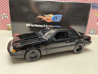 1/18 ACME / GMP 1990 Ford Mustang GUYCAST 5.0 LX SC Drag Pack Black 18969 Inspec - Image 1 of 4