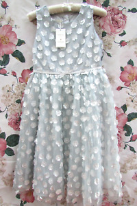 BNWT Silver Grey Sparkle ORLA Party Occasion Dress 14-15 MONSOON £70