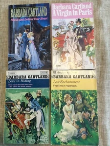 Barbara Cartland Romance Book Bundle 4 x Paperback - Picture 1 of 10