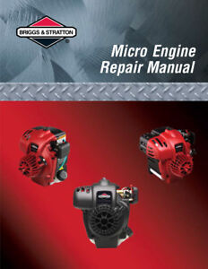 Briggs Stratton petits moteurs Micro Fource neuf manuel d'entretien de réparation d'atelier 