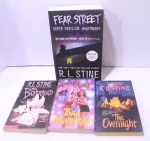 R.L Stine Fear Street Book Lot Nightmares The Dead Boyfriend Moonlight Overnight - Bild 1 von 8