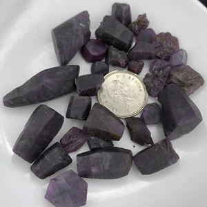 64g natürliche grobe Korund Kristalle aus Mansehra Pakistan - Bild 1 von 8