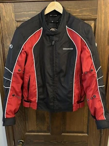 Fieldsheer Motorcycle Jacket, Men’s L Large, Red Black, Good Condition - Picture 1 of 8
