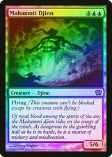 Mahamoti Djinn FOIL 9th Edition PLD Blue Rare MAGIC GATHERING CARD ABUGames