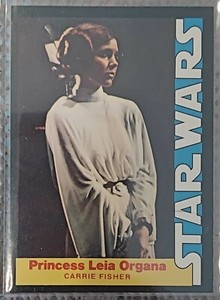 PRINCESS LEIA ORGANA: 1977 Star Wars Wonder Bread SPECIAL INSERT PROMO CARD #3 