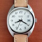 1970s-Gruen-Precision-Mechanical-Vintage-Watch-All-Steel-For-Parts/Repair-(Runs)
