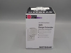 **NETGEAR - AC1200 WiFi Range Extender i wzmacniacz sygnału, wtyczka ścienna, 1,2 Gbps** - Zdjęcie 1 z 4