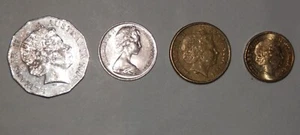 Lot of 4 coins Australia, 2019 $2, 2008 $1, 2009 50 C, 1973 10 C, MA#5070 - Picture 1 of 2