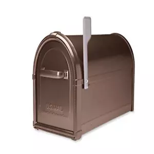 Architectural Mailboxes 5593C-CG-10 Hillsborough Post Mount Large, Copper - Picture 1 of 10
