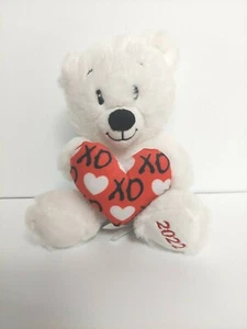 American Greetings 2022 XO Heart orsacchiotto bianco 7" peluche giocattolo imbottito - Foto 1 di 2