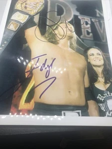 Edge & Lita Signed Autograph WWE HOF Rated R Superstar 8x10 Photo Free Shipping - Picture 1 of 3