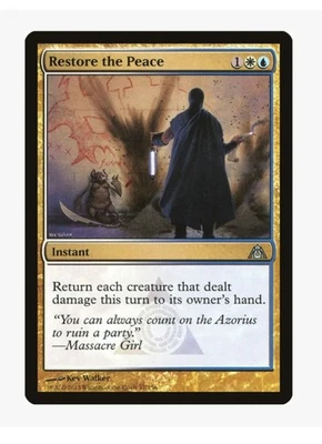 Restore the Peace | MTG DGM | Azorius Instant Bounce Board Wipe EDH | LP - Image 1 of 3