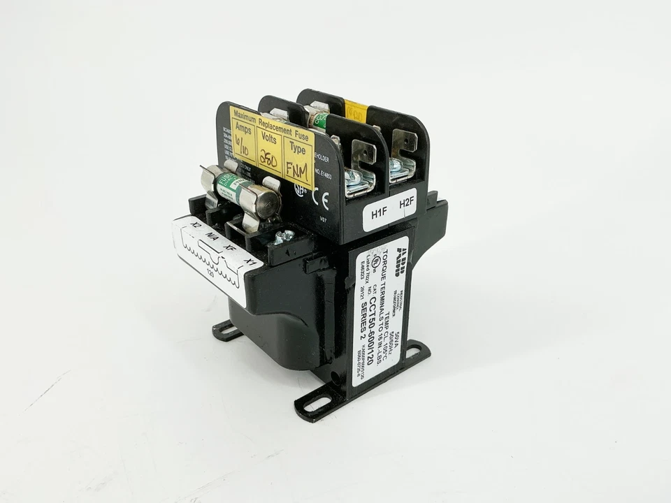 Terminales de par transformador ABB CCT50-600/120 a 16"LB 50VA 600V Foto 1 de 4